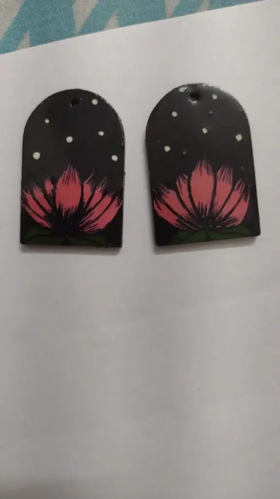 Lotus earings